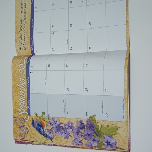 2/$20 2024 Monthly Planner Thoughts & Inspirations Boys Town - Picture 11 of 16